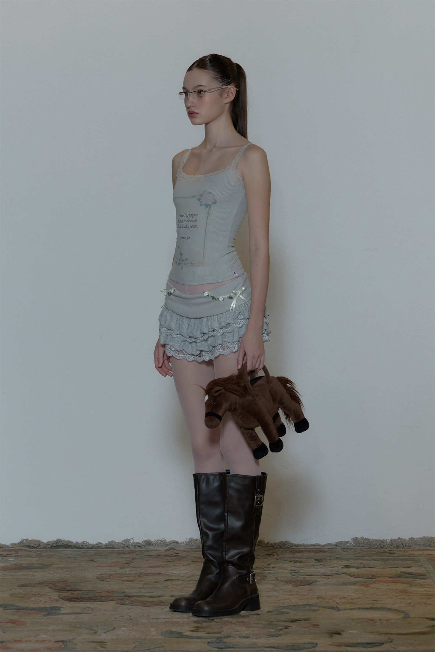 [ Chiquita 同款 Pre-order ] Sculptor Rose Camisole