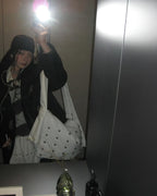 [ Pre-order ] Freaky Stud Leather Messenger Bag