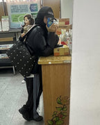 [ Pre-order ] Freaky Stud Leather Messenger Bag