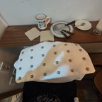 [ Pre-order ] Freaky Stud Leather Messenger Bag