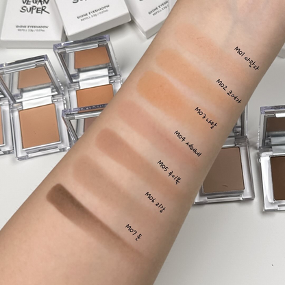 [ 🆕 pre-order ] Vegan Super Shine Eyeshadow 7 colours