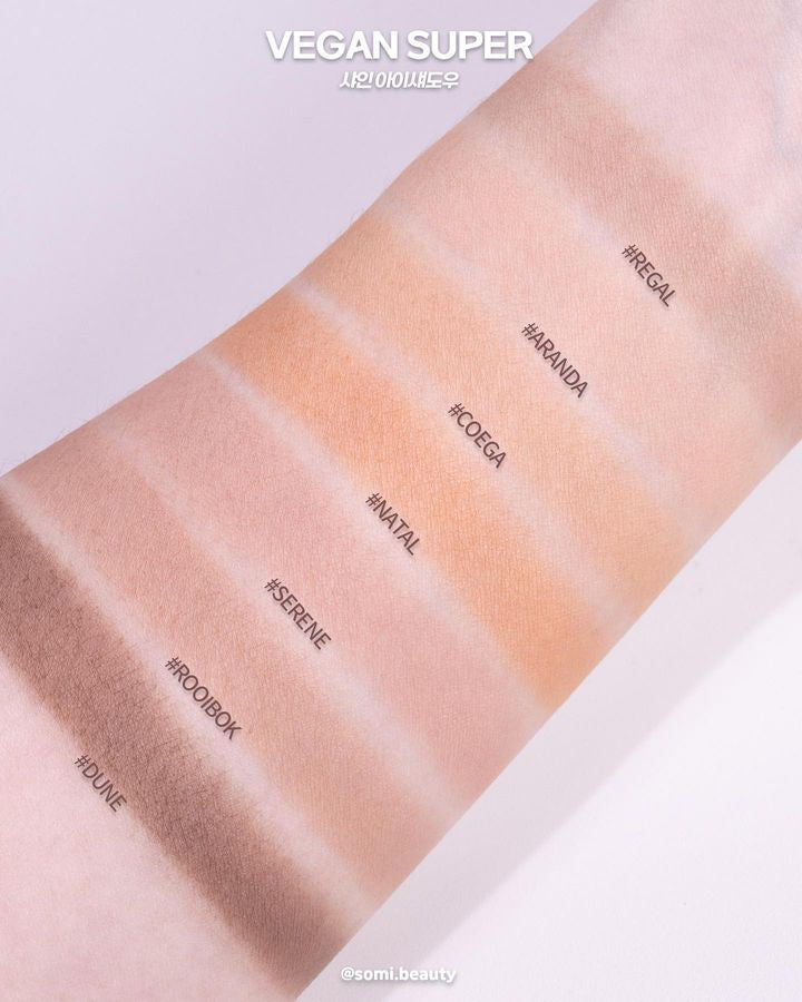 [ 🆕 pre-order ] Vegan Super Shine Eyeshadow 7 colours