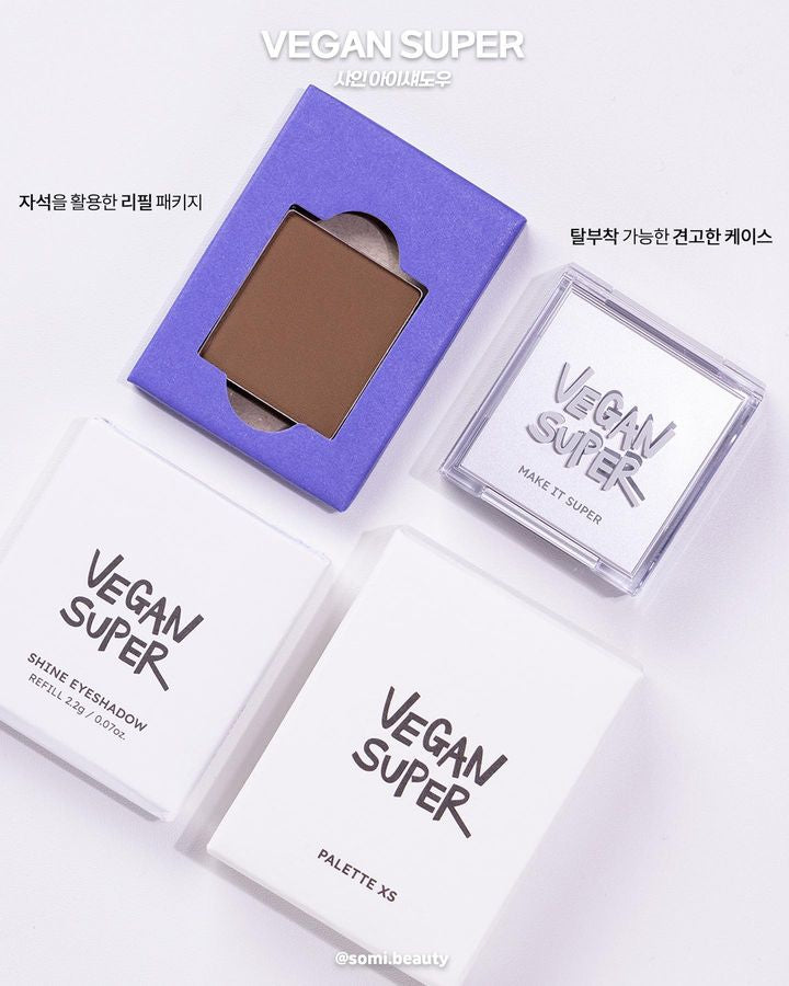 [ 🆕 pre-order ] Vegan Super Shine Eyeshadow 7 colours