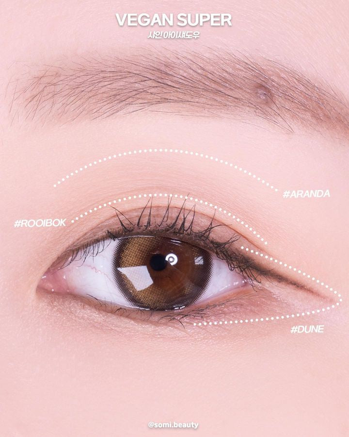 [ 🆕 pre-order ] Vegan Super Shine Eyeshadow 7 colours