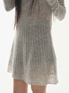 [ Pre-order ] Soft Bell Knit Light Grey