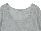 [ Pre-order ] Soft Bell Knit Light Grey