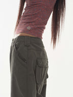 [ Pre-order ] Snap Work Pants