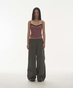 [ Pre-order ] Snap Work Pants