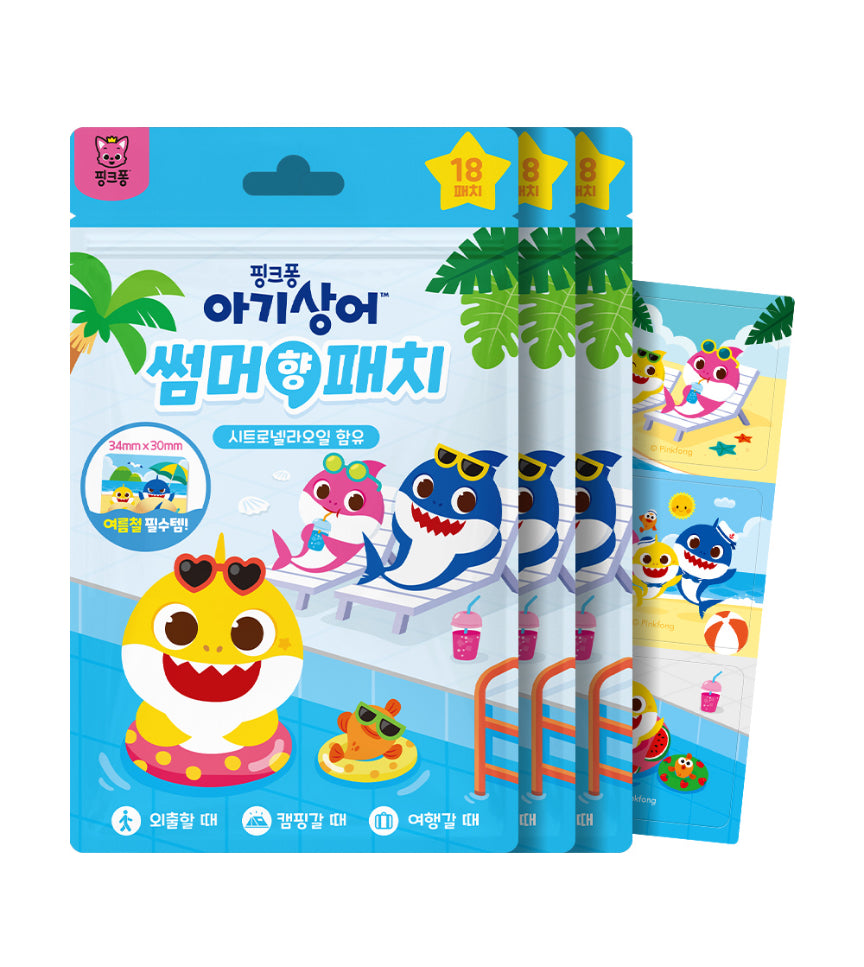 [ 韓國直送🇰🇷現貨 ] Sanrio 正方形兒童防蚊貼 ( 18個入 )