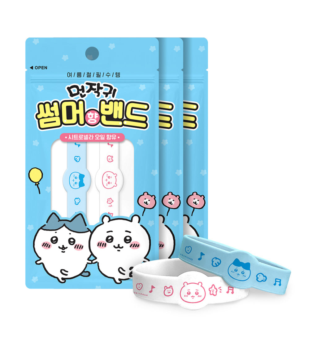 [ 韓國直送🇰🇷 ] Sanrio Chiikawa 防蚊手帶 ( 1包2條 )