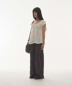 [ Pre-order ] Shirring Rouch Pants