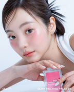 [ 店主極推 - 現貨 ] QUA-T 光澤保濕胭脂高光盤✨Glow Melting Palette