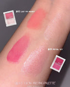 [ 店主極推 - 現貨 ] QUA-T 光澤保濕胭脂高光盤✨Glow Melting Palette