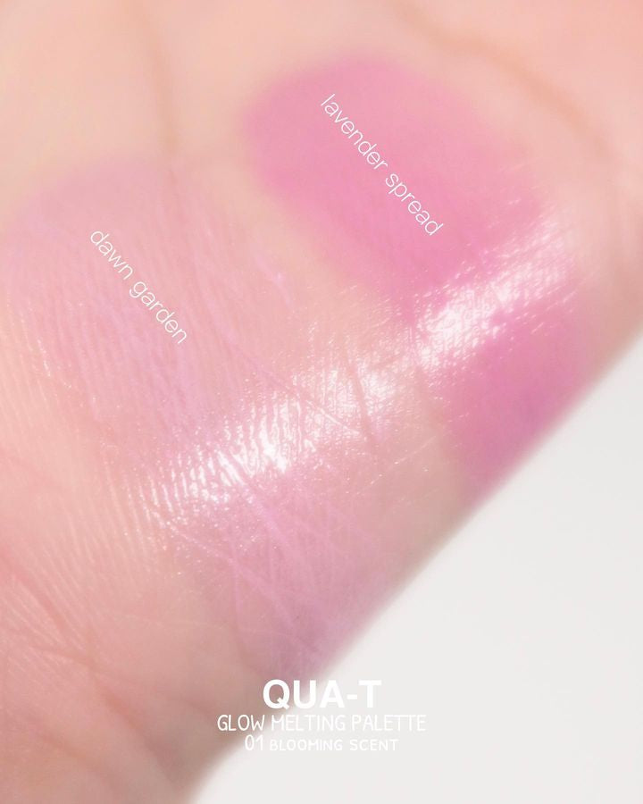[ 店主極推 - 現貨 ] QUA-T 光澤保濕胭脂高光盤✨Glow Melting Palette