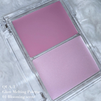 [ 店主極推 - 現貨 ] QUA-T 光澤保濕胭脂高光盤✨Glow Melting Palette