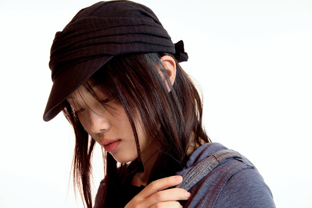 [ Pre-order ] Knot Shirring Cap