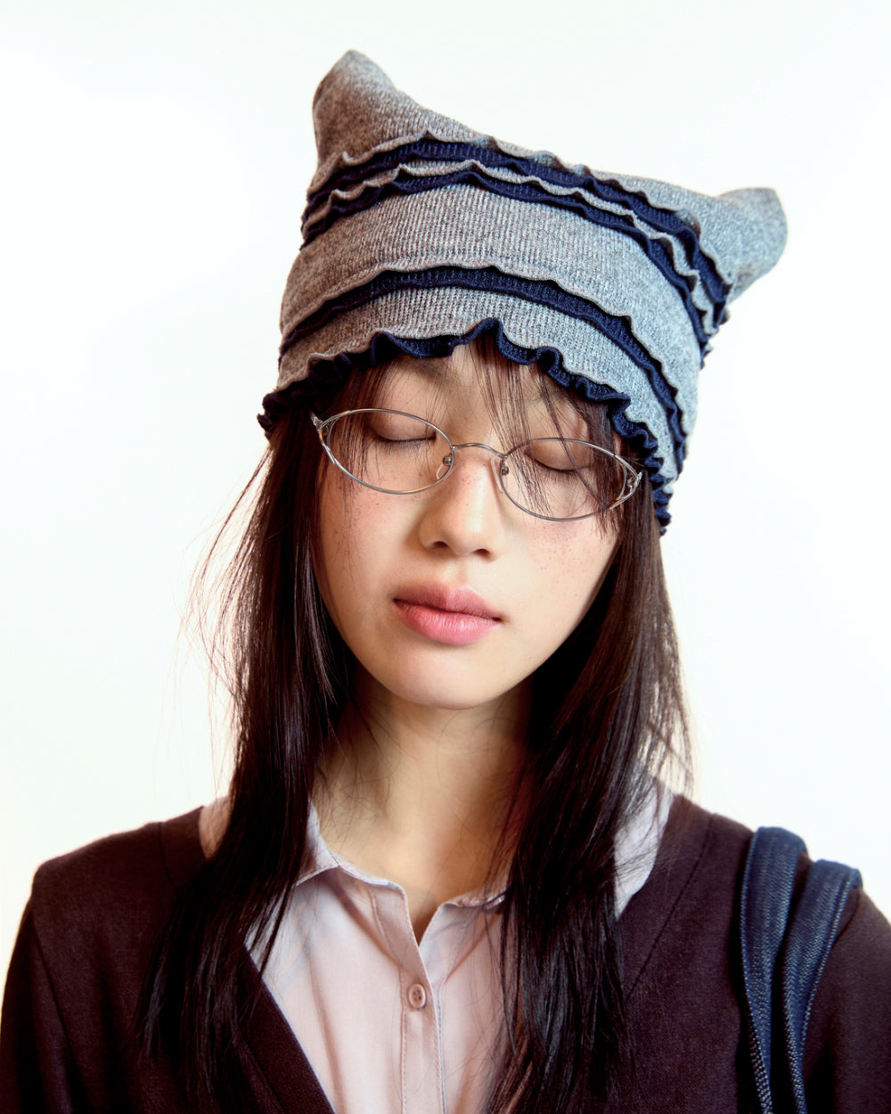 [ Pre-order ] Coy Oval Glasses Silver