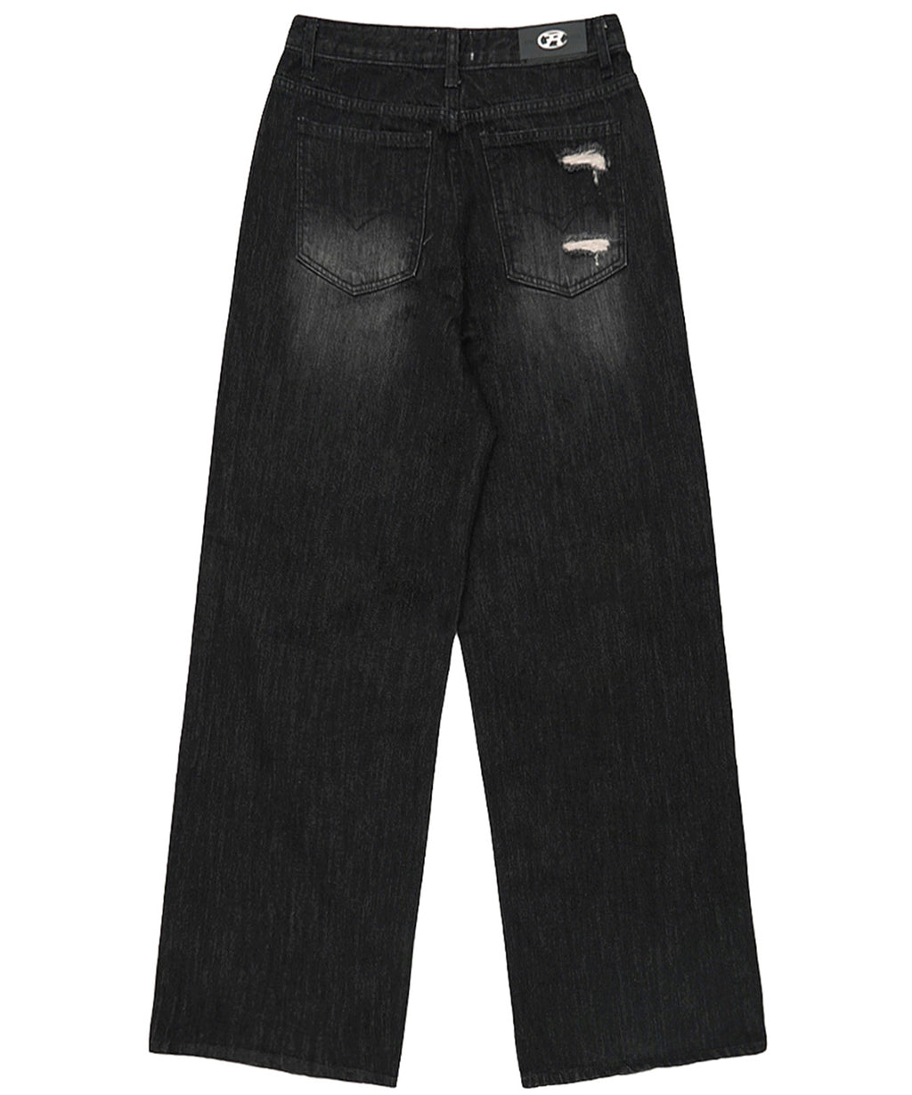 [ Karina 同款 Pre-order ] Faye Damage Jeans