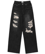 [ Karina 同款 Pre-order ] Faye Damage Jeans