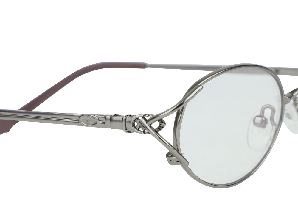 [ Pre-order ] Coy Oval Glasses Silver