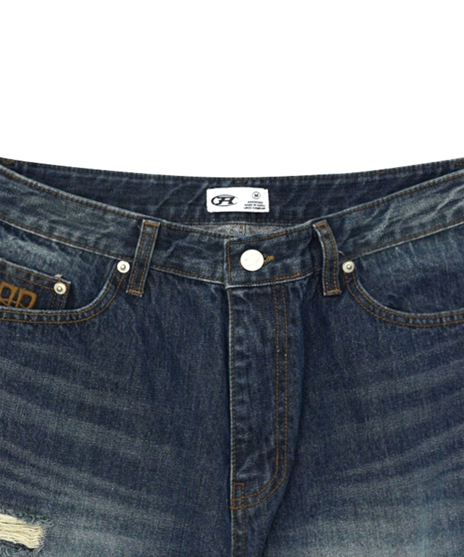 [ Karina 同款 Pre-order ] Faye Damage Jeans