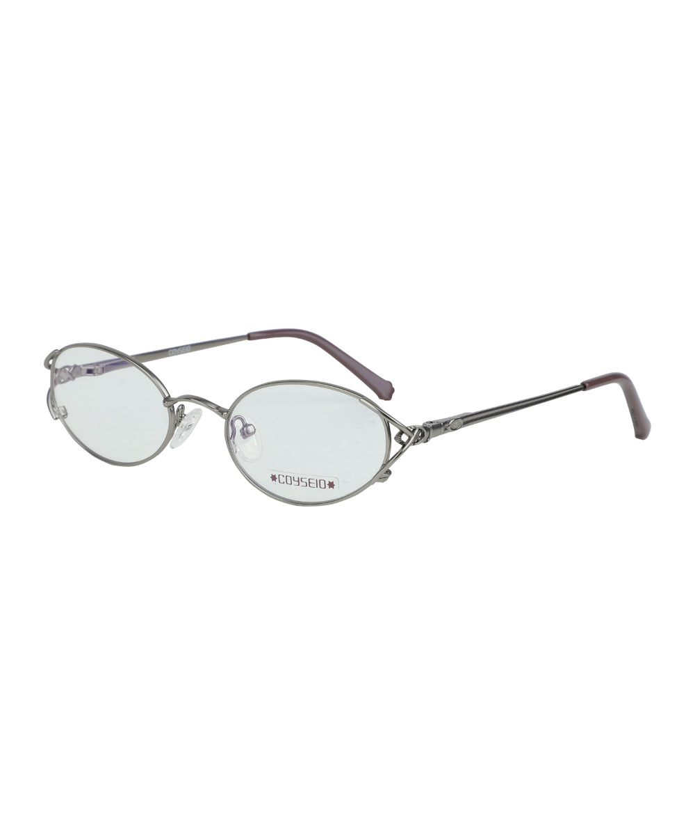 [ Pre-order ] Coy Oval Glasses Silver
