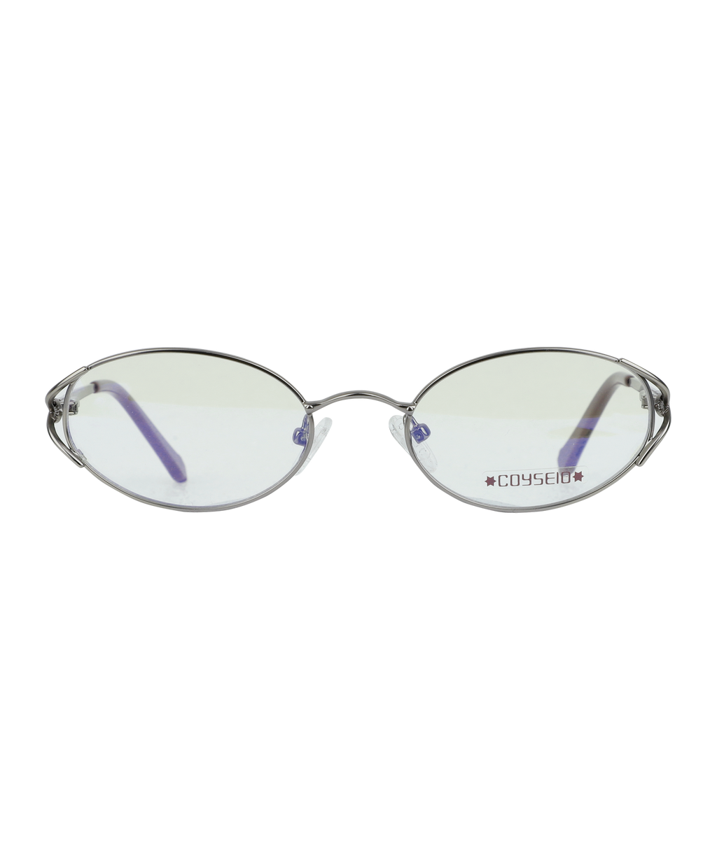 [ Pre-order ] Coy Oval Glasses Silver