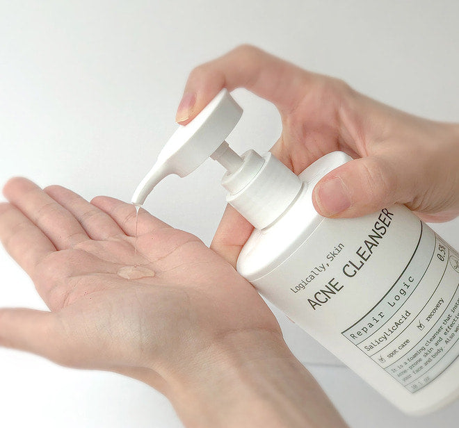 [ 現貨 ]🤍Logically, Skin 薰衣草袪痘保濕洗面乳🩵 Acne Cleanser 300ml