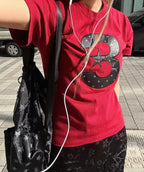 [ Pre-order ] 3 logo Dot Slim Fit T-Shirt