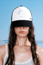 [ Pre-order ] Sunburn X Paul Frank Trucker Cap Black