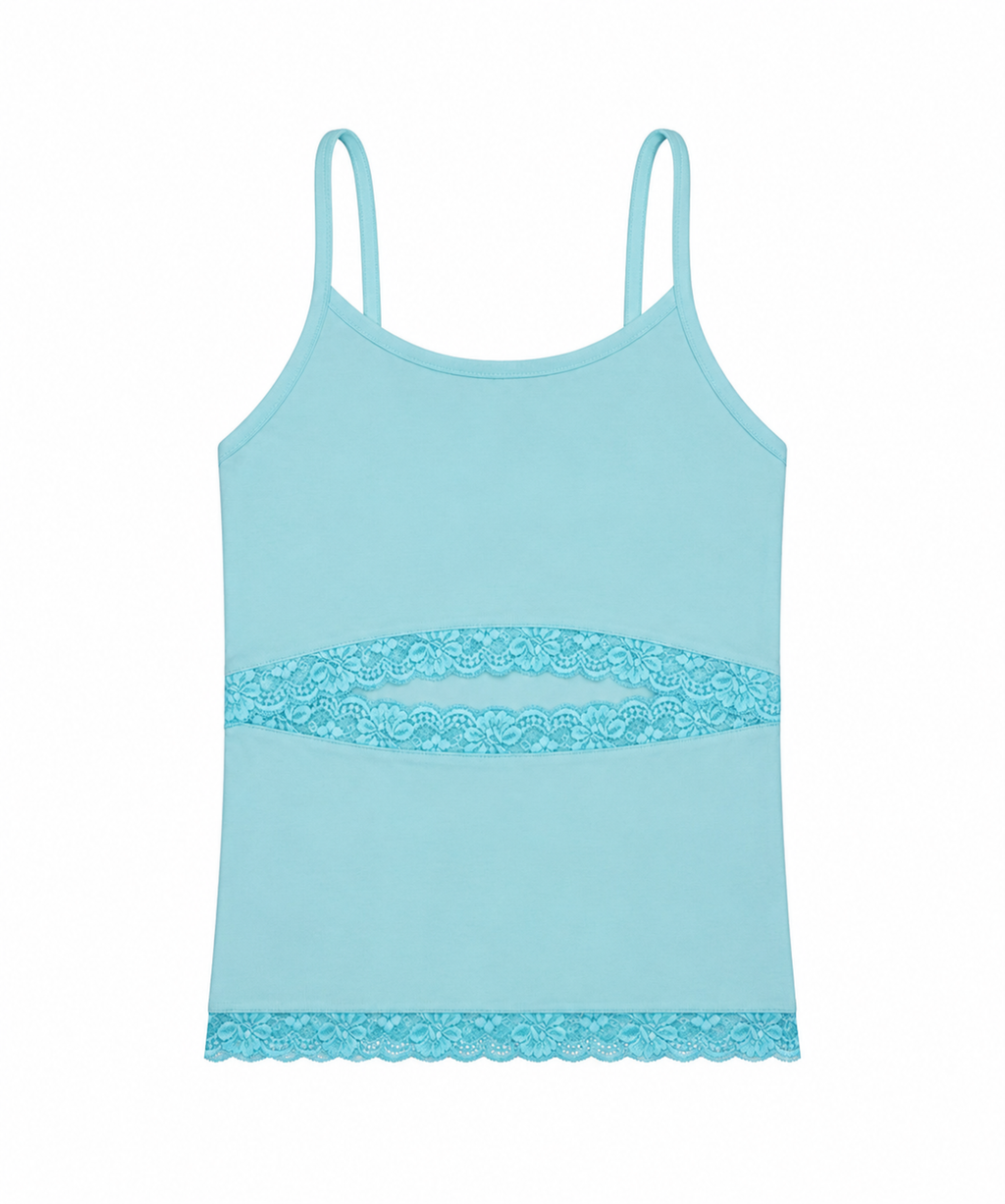 [ 29/6 完結優惠 Pre-order ] Lace Cutout Tank