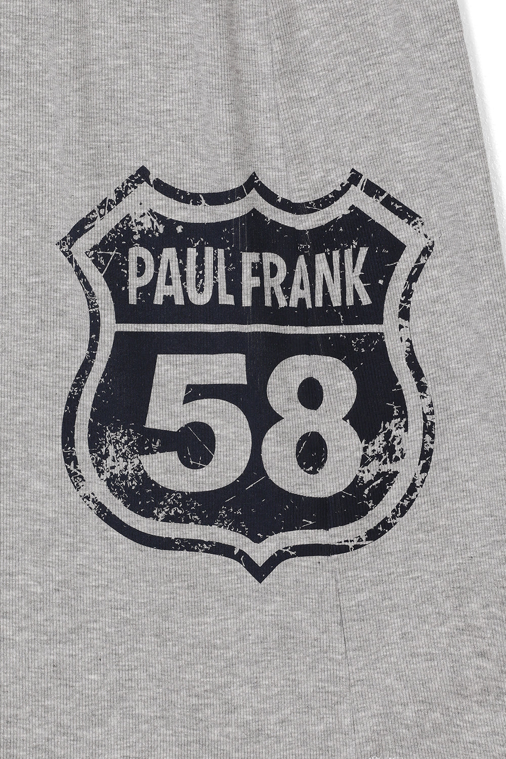 [ Pre-order ] Suburn X Paul Frank Midi Skirt Melange gray