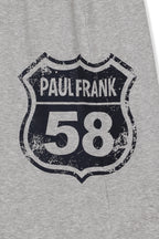 [ Pre-order ] Suburn X Paul Frank Midi Skirt Melange gray