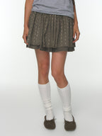 [ Pre-order ] Flower Punching Skirt