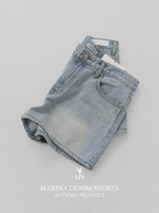 [ Pre-order ] Autumn Made Marina Denim Shorts ( L來港中 )