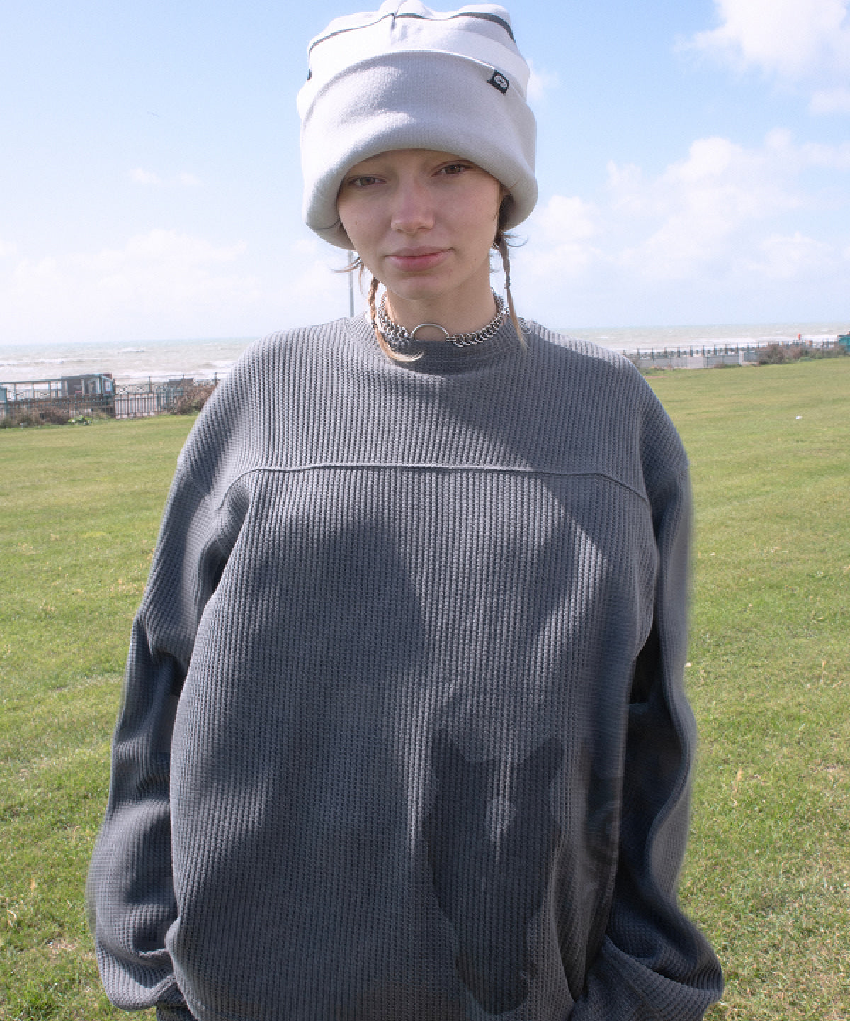 [ Pre-order ] Reversible Stripe Beanie