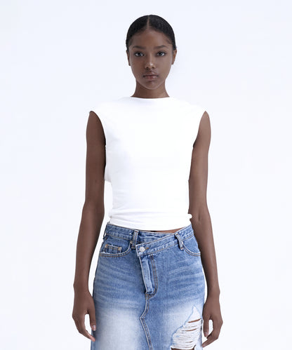 [ Pre-order ] Backless Crop Top