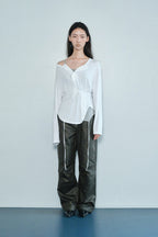 [ Pre-order ] Button Henley Neck Top