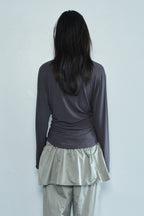 [ Pre-order ] Button Henley Neck Top