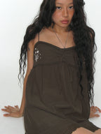 [ Pre-order ] Solar Stitch Mini Dress