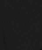 [ Pre-order ] San Serif Modern Cotton High Leg Brief - Black