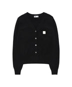 [ Pre-order ] Square Logo Knit Cardigan