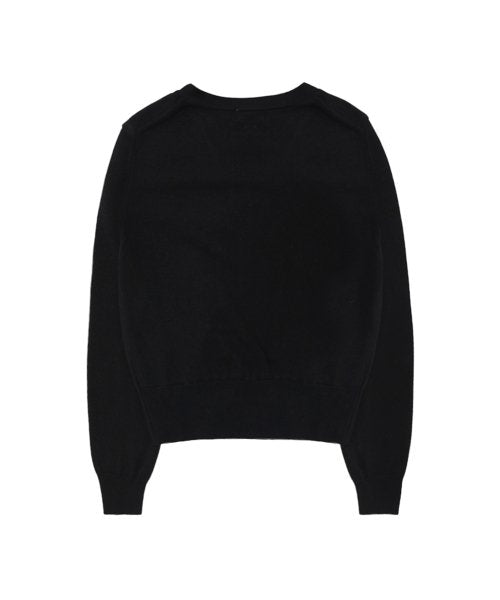 [ Pre-order ] Square Logo Knit Cardigan