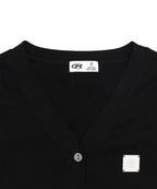 [ Pre-order ] Square Logo Knit Cardigan