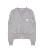 [ Pre-order ] Square Logo Knit Cardigan
