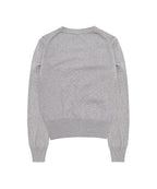 [ Pre-order ] Square Logo Knit Cardigan