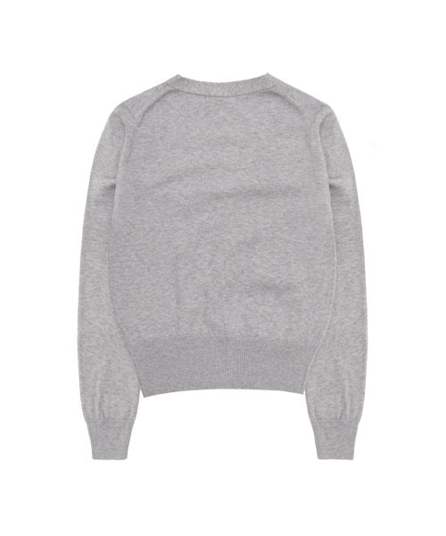 [ Pre-order ] Square Logo Knit Cardigan