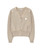 [ Pre-order ] Square Logo Knit Cardigan