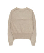 [ Pre-order ] Square Logo Knit Cardigan