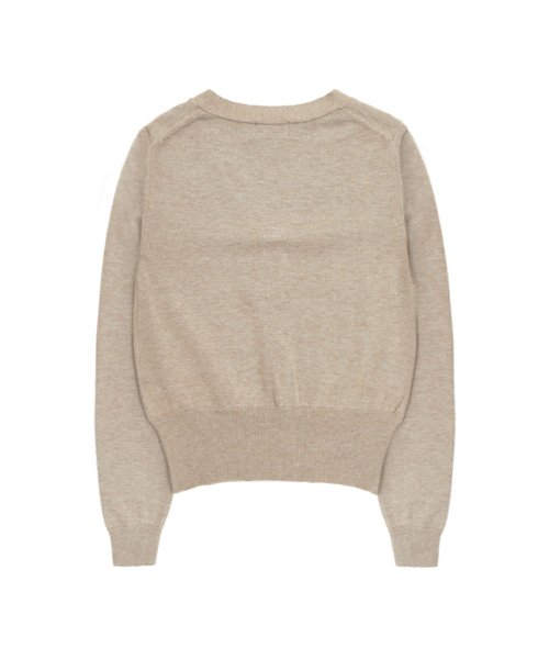 [ Pre-order ] Square Logo Knit Cardigan